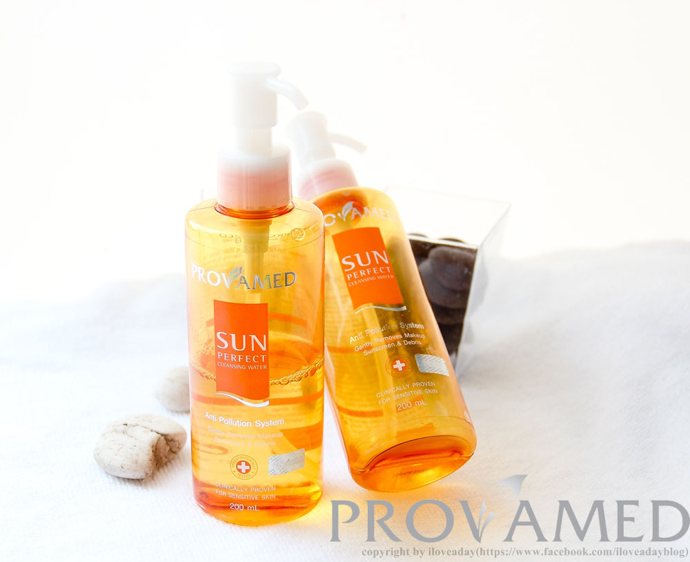 Provamed cleansing water, ล้างเครื่องสำอาง, Provamed ล้างเครื่องสำอาง, Provamed sun perfect cleansing water